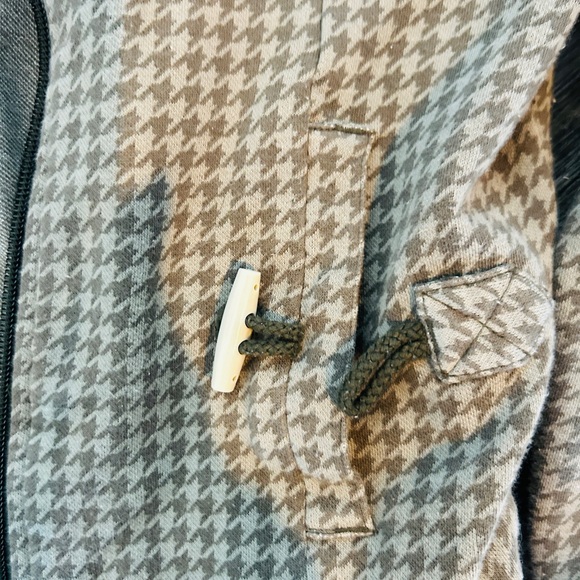 Rare!Adidas Women's Brown Houndstooth Bomber Jacket - Picture 3 of 4